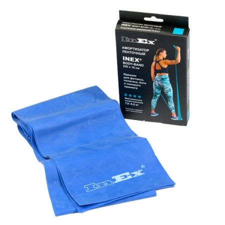 Ленточный амортизатор INEX Body-Band 2,5 м • максимальное сопротивление, синий