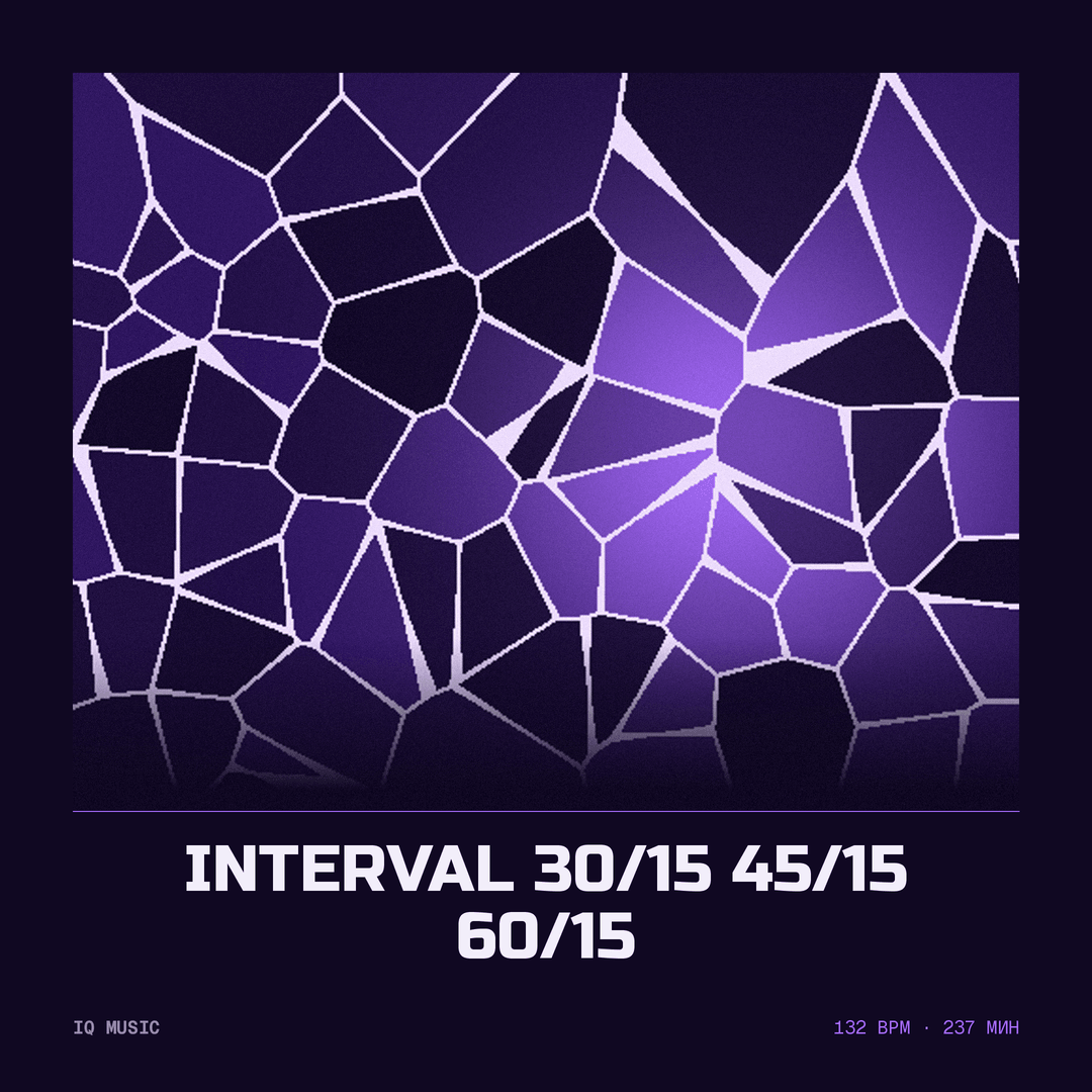 INTERVAL 30/15 45/15 60/15 (132 bpm 237 min)