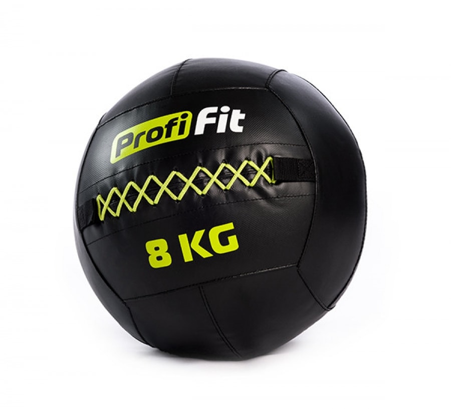 Медицинбол набивной (Wallball) PROFI-FIT, 8 кг