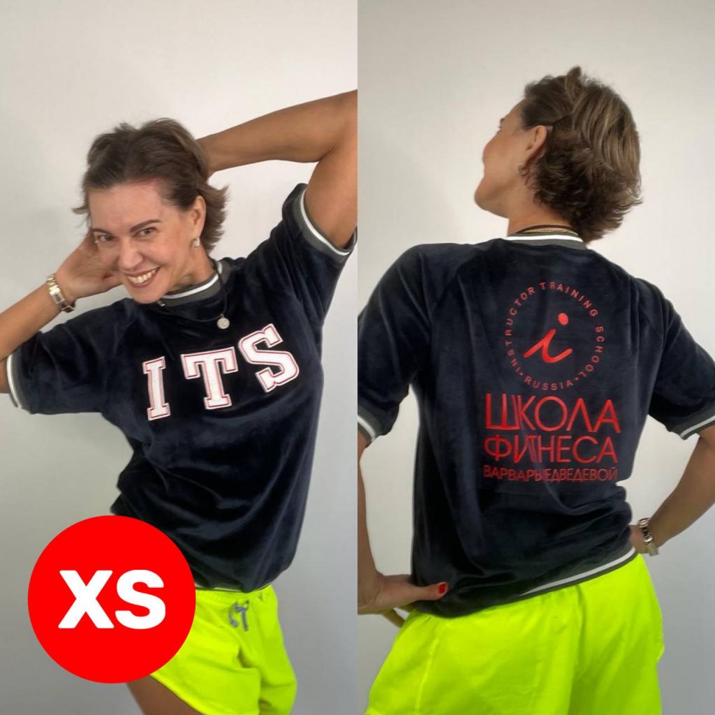 Cвитшот с укороченным рукавом • ITS Spring 2022 Limited Edition • цвет — глубокий синий • размер — XS 