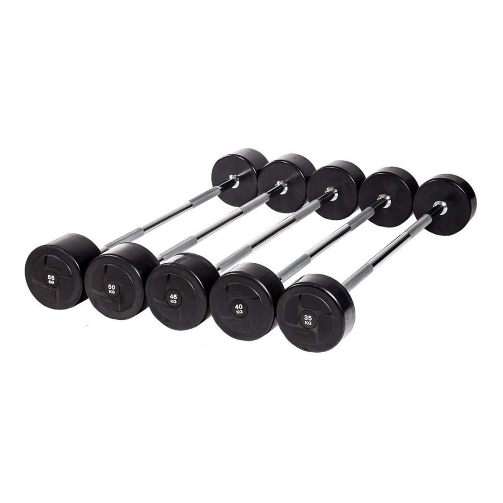 Набор прямых штанг PROFI-FIT • 10-30 кг • шаг 5 кг. • компл. 5шт 