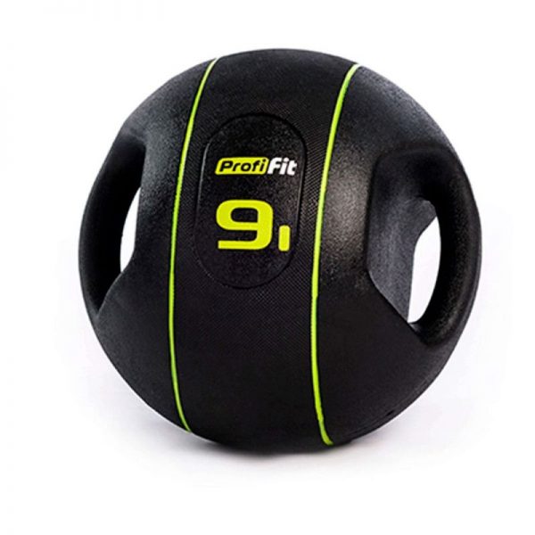 Медицинбол PROFI-FIT, с хватами 9 кг 