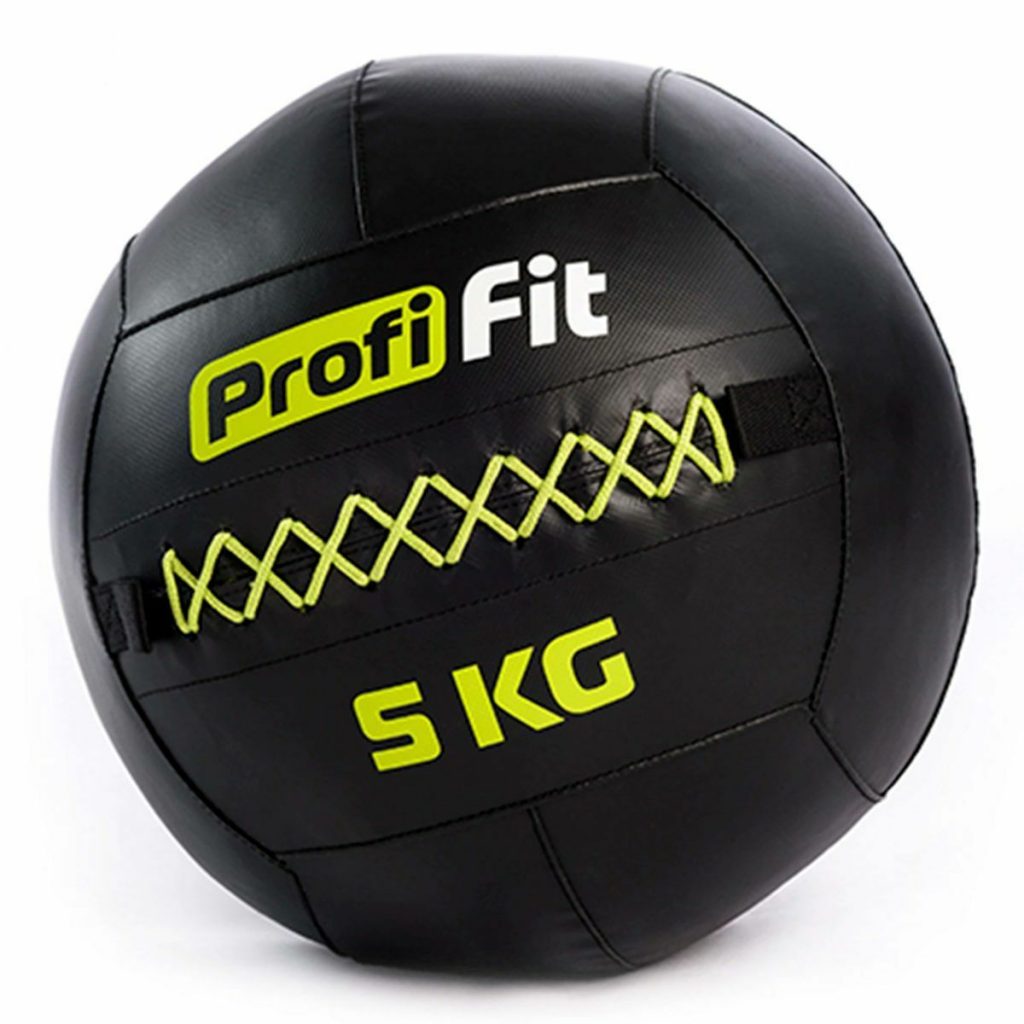 Медицинбол набивной (Wallball) PROFI-FIT, 5 кг 