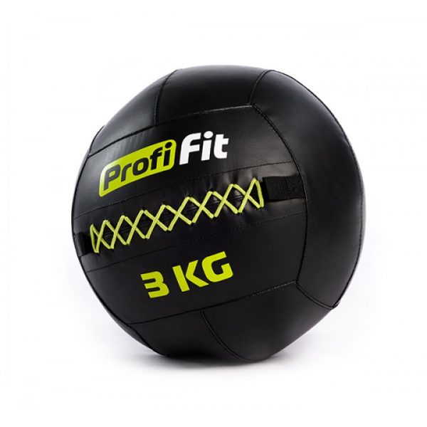 Медицинбол набивной (Wallball) PROFI-FIT, 3 кг