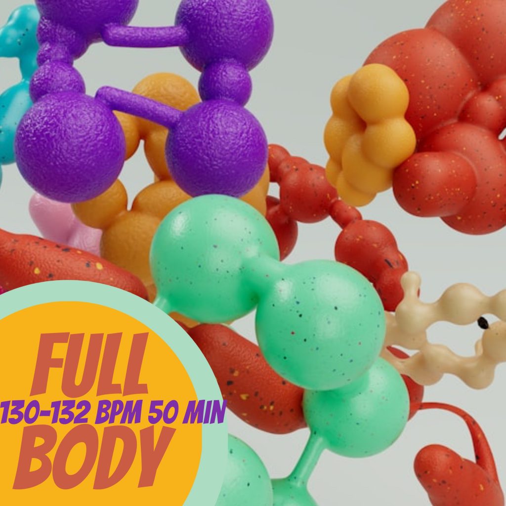 Full body 130-132 bpm 50 min 