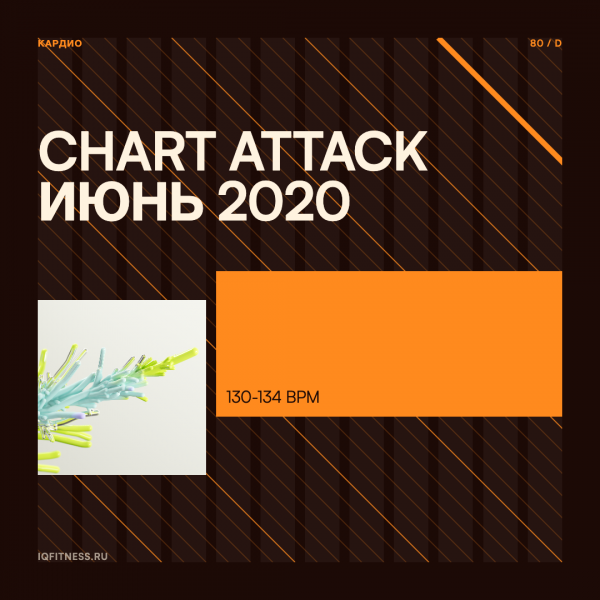 CHART ATTACK июнь 2020 — 130-134 BPM — 79 min 