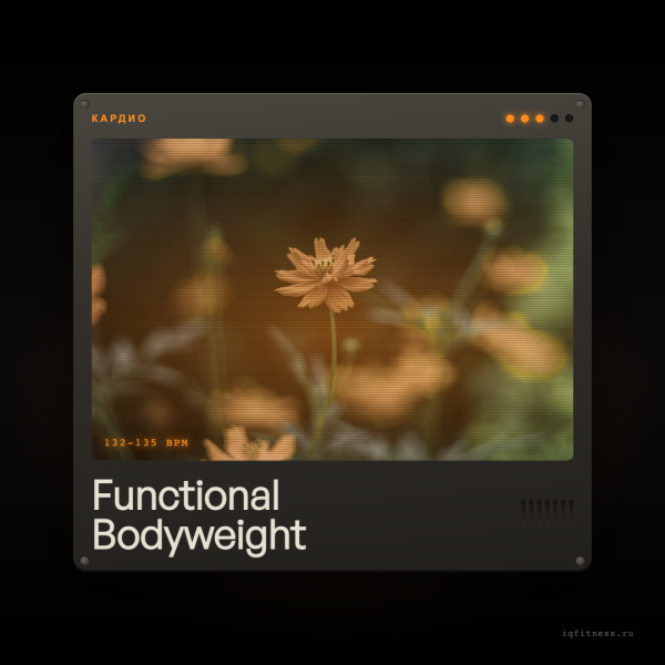 Functional Bodyweight 132-135 BPM 59 min 