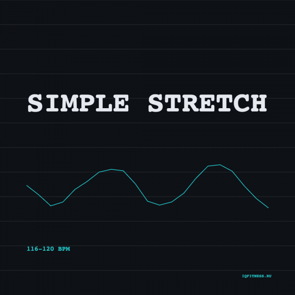 SIMPLE STRETCH (116-120 bpm 42 min) 