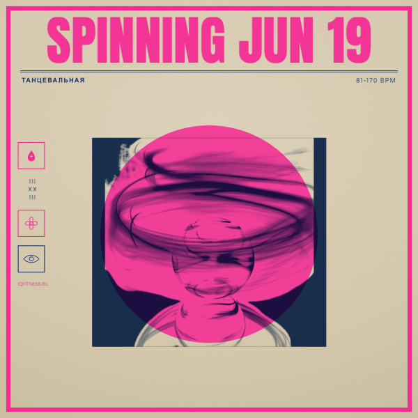 Spinning jun 19 — 81-170 bpm — 60 min 