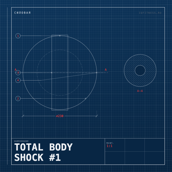 TOTAL BODY SHOCK #1 (124-128 bpm 54 min) 