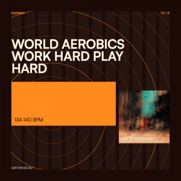 WORLD AEROBICS Work Hard Play Hard (134-140 bpm 79 min) 